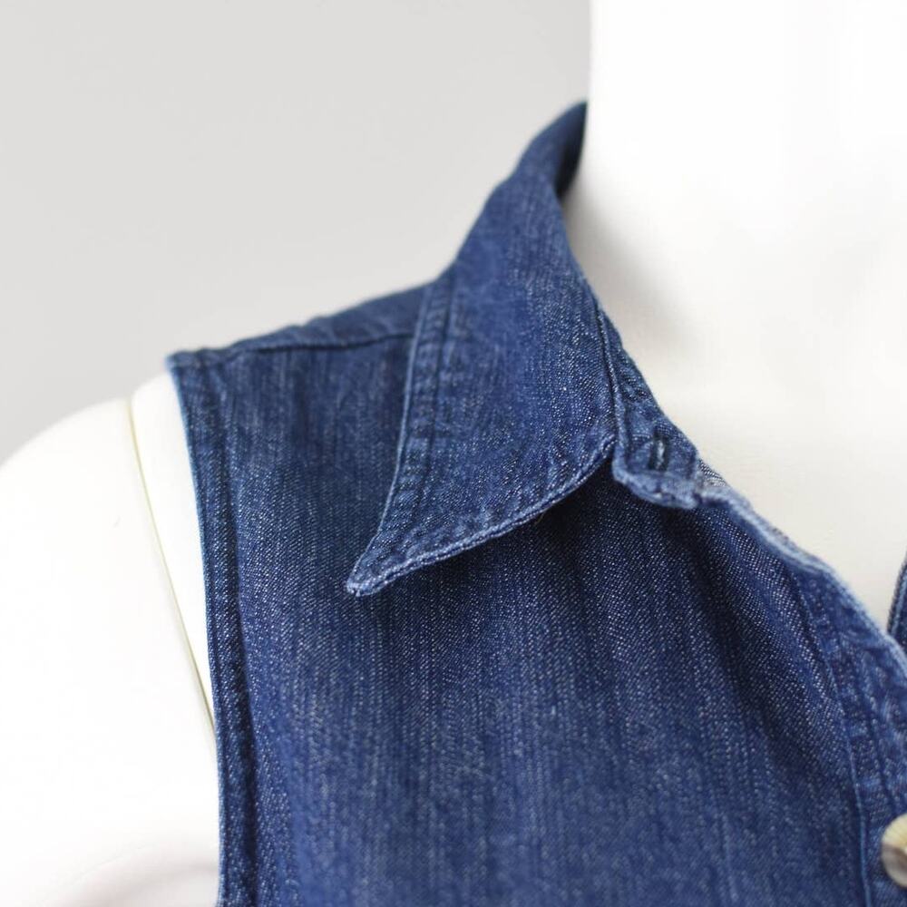 Vintage Basic Editions Button Down Jean Dress Wom… - image 3